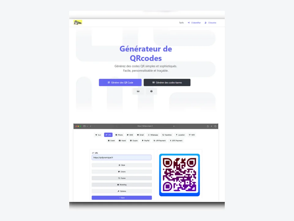 Aperçu de la solution QR Dynamique